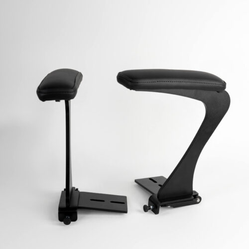 medinstrus-UART-Tip-up-arm-rests-w-chair-upholstery-side-black