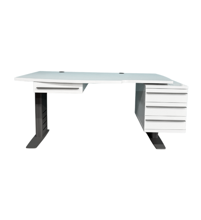 V1 doctor’s desk with integrated drawers and modern design